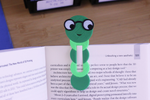  Muli-color bookworm bookmark  3d model for 3d printers