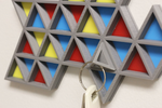  Multi-color key rack  3d model for 3d printers