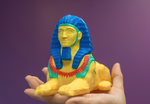  Multi-color sphinx  3d model for 3d printers