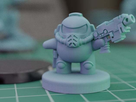  Among us marine  3d model for 3d printers