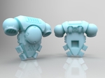  Prime space warrior backpack - phobos edition  3d model for 3d printers