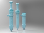  Ultra power sword and scabbard  3d model for 3d printers
