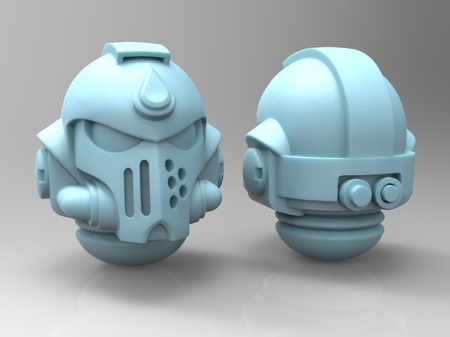  Blood angels primaris helmet  3d model for 3d printers