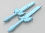  Bloody power sword  3d model for 3d printers