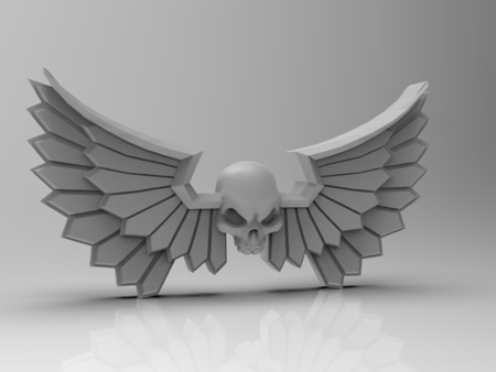  Stylized space warrior aquilla  3d model for 3d printers