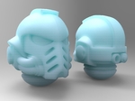 Modelo 3d de El primer hellblaster casco para impresoras 3d