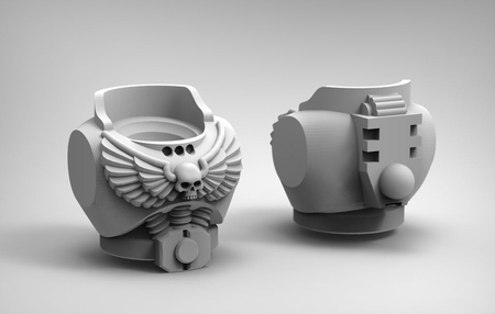  Space marine torso  3d model for 3d printers