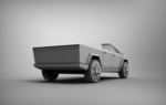  Tesla cybertruck 28mm  3d model for 3d printers