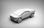 Modelo 3d de Tesla cybertruck 28mm para impresoras 3d