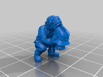 Modelo 3d de Bounty hunter 4 pose para impresoras 3d