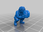 Modelo 3d de Bounty hunter 4 pose para impresoras 3d