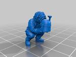 Modelo 3d de Bounty hunter 4 pose para impresoras 3d