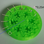  Print in place- distance measuring roll tool  3d model for 3d printers