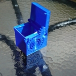  Print-in-place spring loaded box  3d model for 3d printers