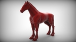  Grim dark horse  3d model for 3d printers