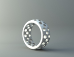 Modelo 3d de Anillo de agujeros para impresoras 3d