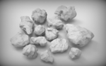  Rocks for wargaming (collection of 18 high res)  3d model for 3d printers