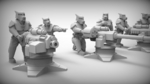  Heavy weapons - guard dogs 28mm (resin)  3d model for 3d printers