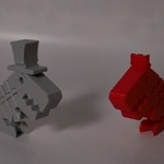  Mr.&mrs. flexi rex  3d model for 3d printers