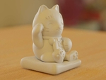 Modelo 3d de Maneki-neko -derroche de gato para impresoras 3d