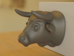  Bull head statue  3d model for 3d printers