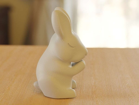  Praying bunny  3d model for 3d printers