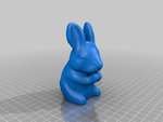  Praying bunny  3d model for 3d printers
