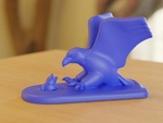  Eagle fishing  3d model for 3d printers