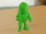  Armed sci-fi character (2)  3d model for 3d printers