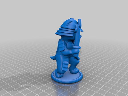 Modelo 3d de Samurai gato para impresoras 3d