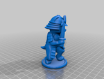  Samurai cat  3d model for 3d printers