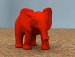  Baby elephant  3d model for 3d printers