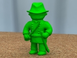  American civil war officer  3d model for 3d printers