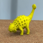 Modelo 3d de Ankylosaurus cola oscilante para impresoras 3d