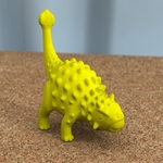 Modelo 3d de Ankylosaurus cola oscilante para impresoras 3d