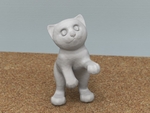 Modelo 3d de Pie de gato para impresoras 3d