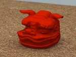  Shishigashira -lion headgear- [free]  3d model for 3d printers