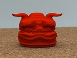  Shishigashira -lion headgear- [free]  3d model for 3d printers