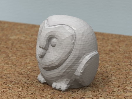  Lovely owl [free]  3d model for 3d printers