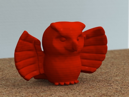 Owl with wings spread [FREE]