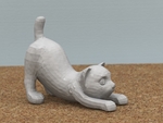  Stretching cat [free]  3d model for 3d printers