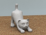  Stretching cat [free]  3d model for 3d printers