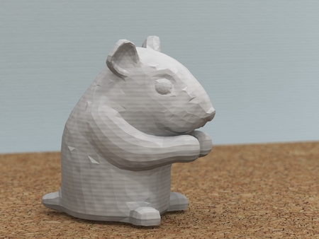  [free] hamster  3d model for 3d printers