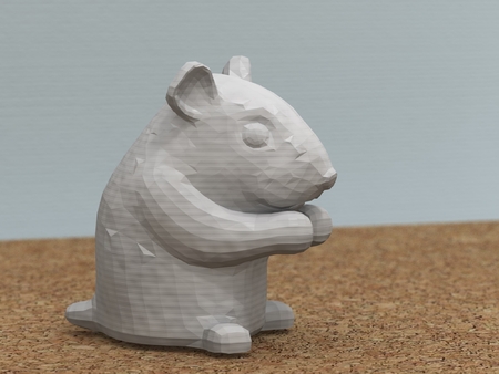 Modelo 3d de [libre] hámster para impresoras 3d