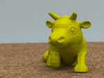  Bull lying down [free]  3d model for 3d printers
