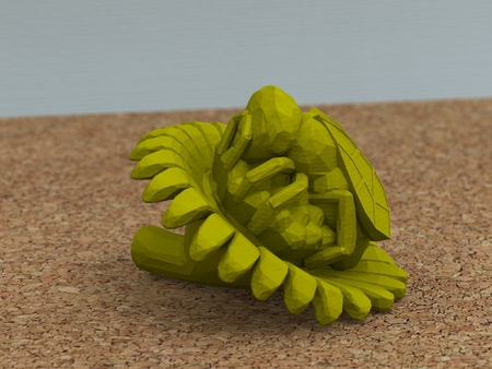  Bee on flower [free]  3d model for 3d printers
