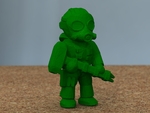 Modelo 3d de Soldado con martillo [libre] para impresoras 3d