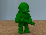  Soldier with hammer [free]  3d model for 3d printers