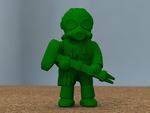  Soldier with hammer [free]  3d model for 3d printers