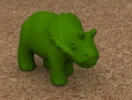  Baby triceratops  3d model for 3d printers